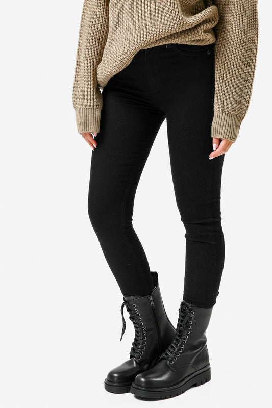 מכנס ג'ינס SKINNY שחור - MASHBIR//365