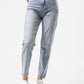 מכנסי ג'ינס כחול משופשף - MASHBIR//365 - 3