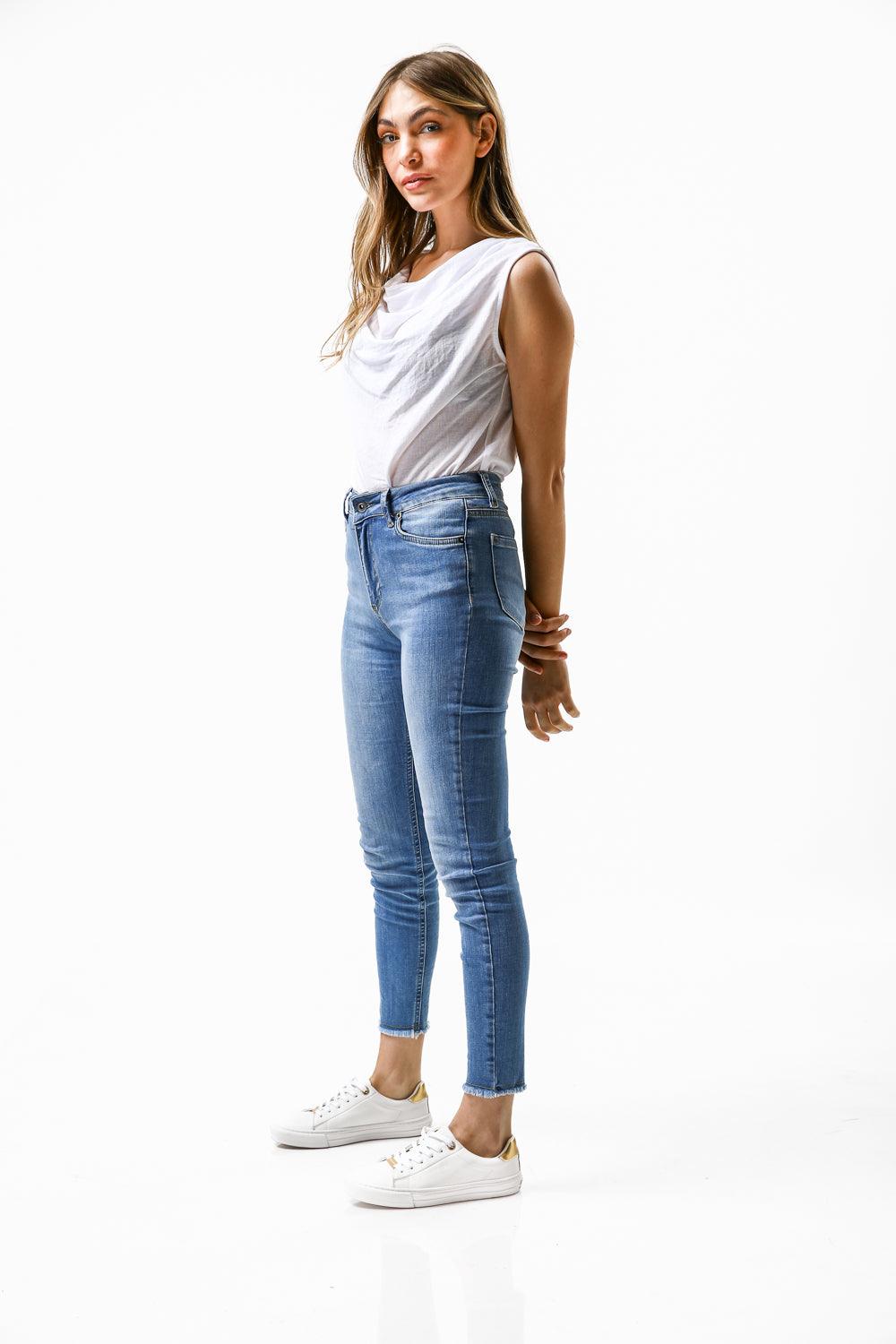 מכנס ג'ינס SKINNY תכלת - MASHBIR//365