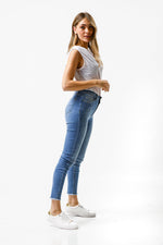 מכנס ג'ינס SKINNY תכלת - MASHBIR//365