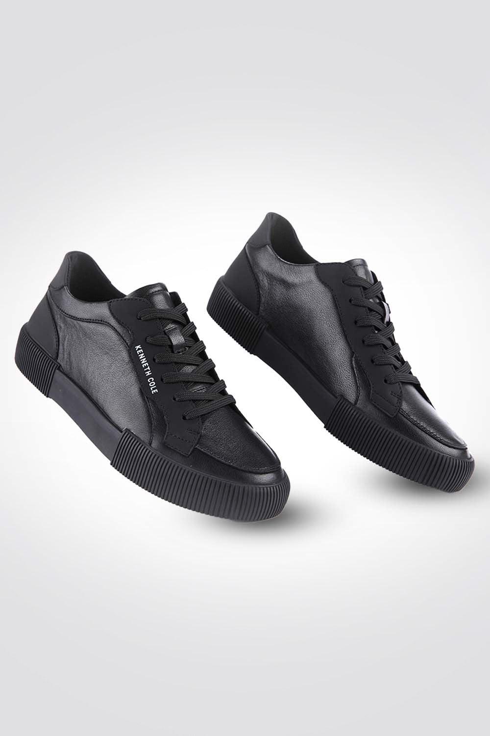 סניקרס עור לגבר בצבע שחור - MASHBIR//365