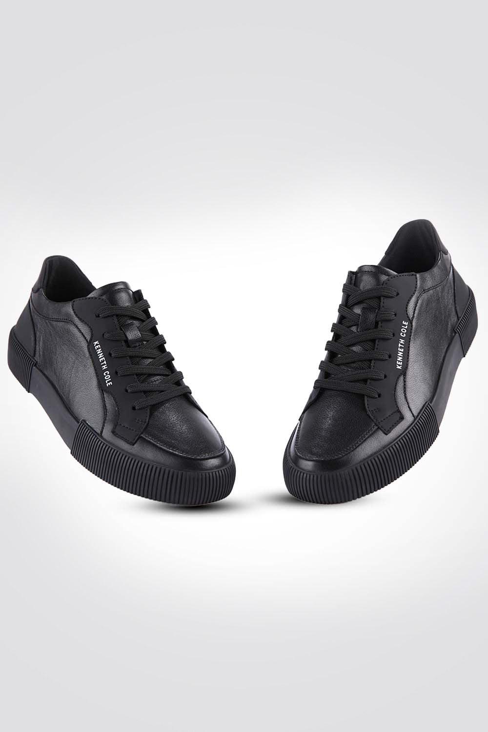 סניקרס עור לגבר בצבע שחור - MASHBIR//365