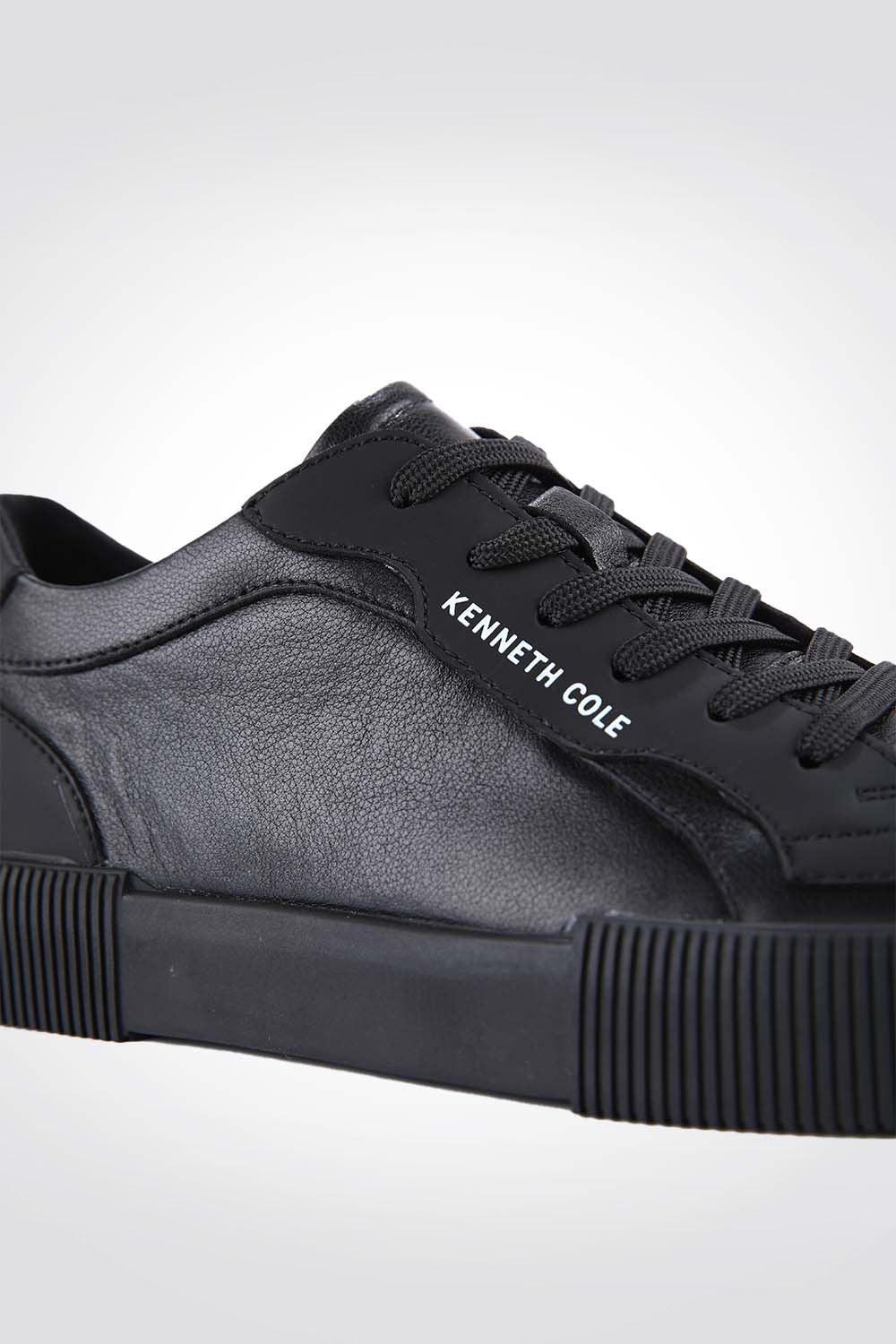 סניקרס עור לגבר בצבע שחור - MASHBIR//365