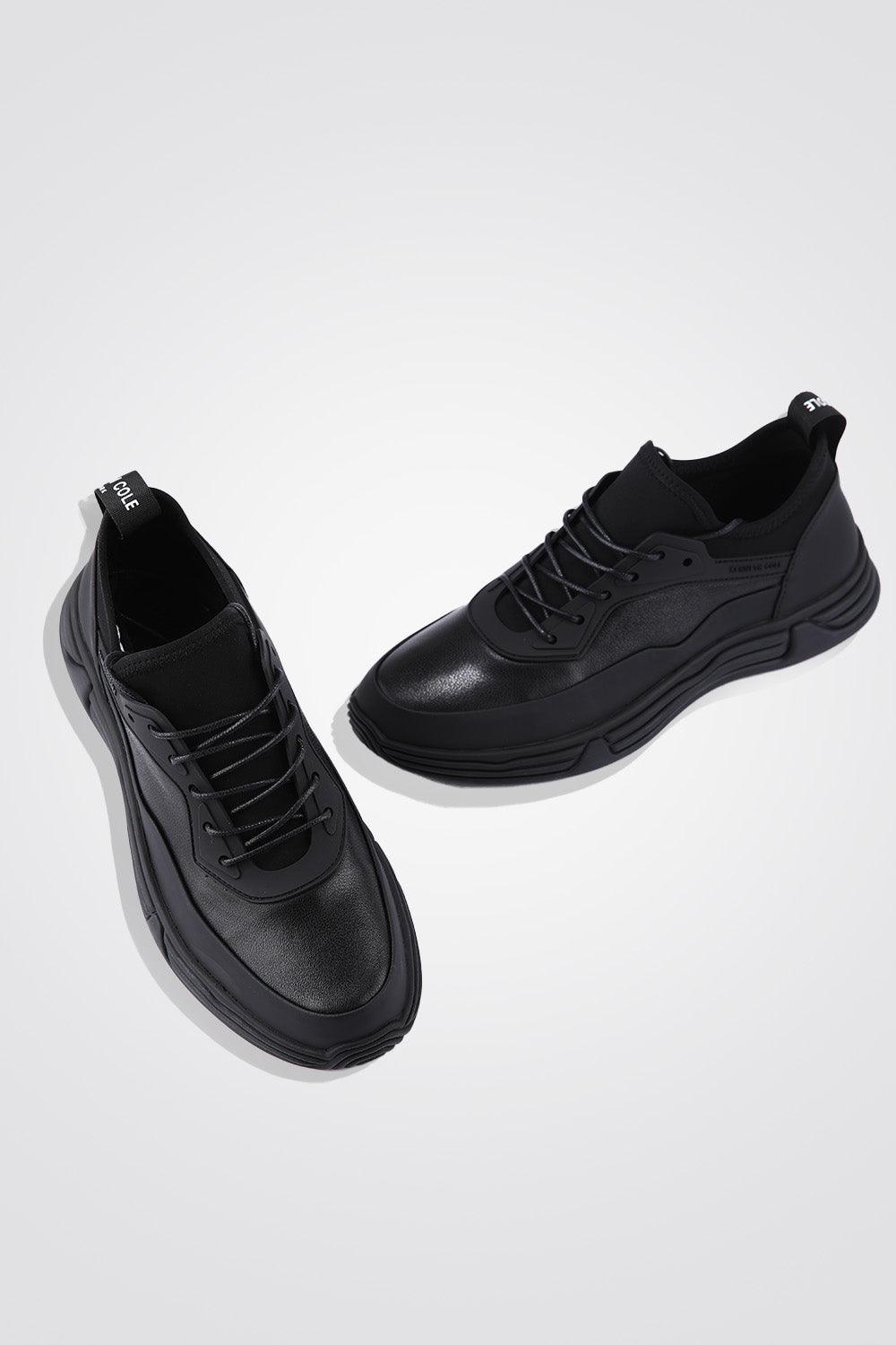 סניקרס עור Black - MASHBIR//365