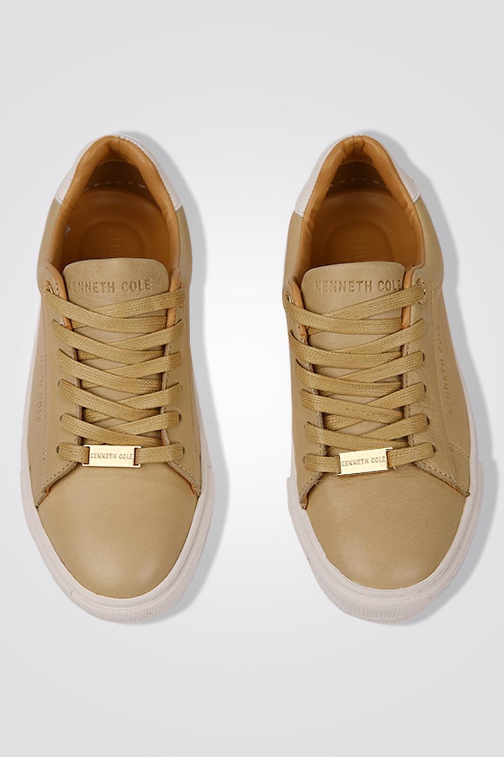 סניקרס עור BEIGE WHITE - MASHBIR//365