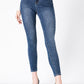 MID WASH ג'ינס גזרה גבוהה כחול - MASHBIR//365 - 4