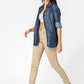 ג'ינס סקיני גזרה גבוהה צבע בז' - MASHBIR//365 - 5