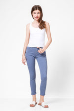 ג'ינס סקיני גזרה גבוהה STEEL BLUE - MASHBIR//365