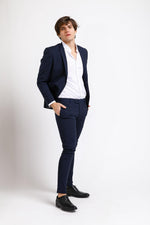 ג'קט SLIM מחוייט נייבי - MASHBIR//365