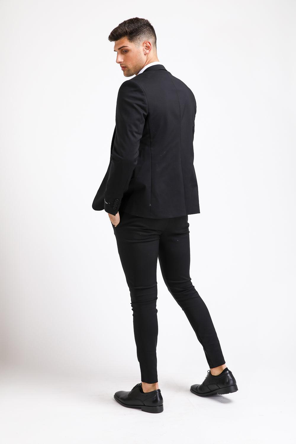 ג'קט SLIM מחוייט שחור - MASHBIR//365