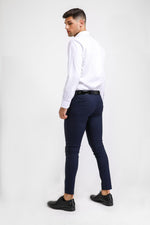 מכנסי SLIM מחוייטים נייבי - MASHBIR//365