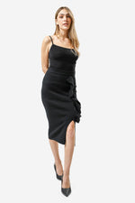 חצאית RIB מעטפת שחורה - MASHBIR//365