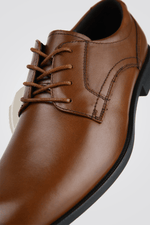 נעל עור אלגנטית בצבע חום - MASHBIR//365