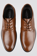 נעל עור אלגנטית בצבע חום - MASHBIR//365