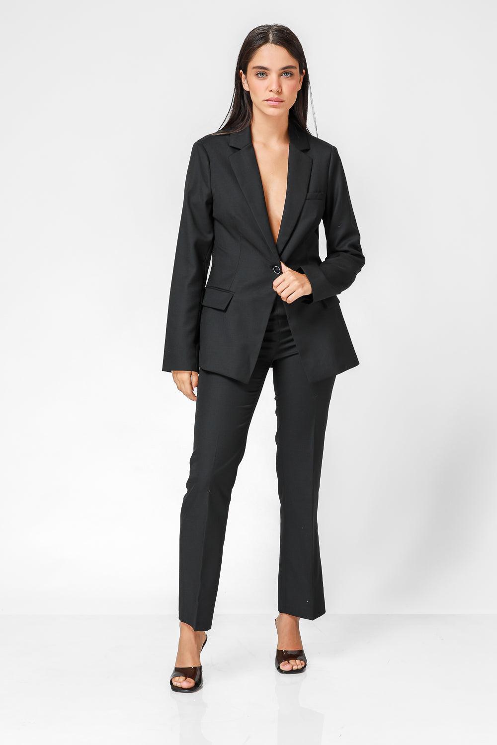 ג'קט קלאסי בצבע שחור - MASHBIR//365