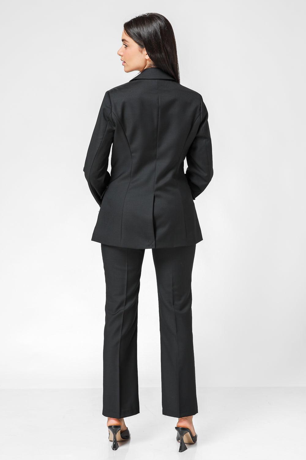 ג'קט קלאסי בצבע שחור - MASHBIR//365