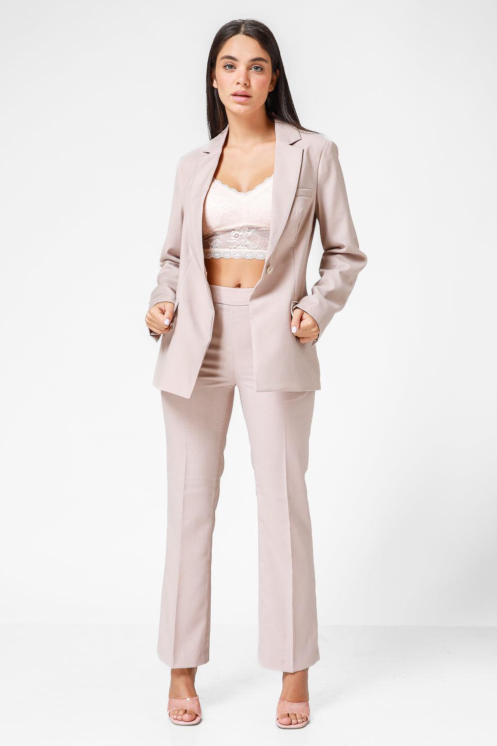 מכנסי אלגנט בצבע פודרה - MASHBIR//365