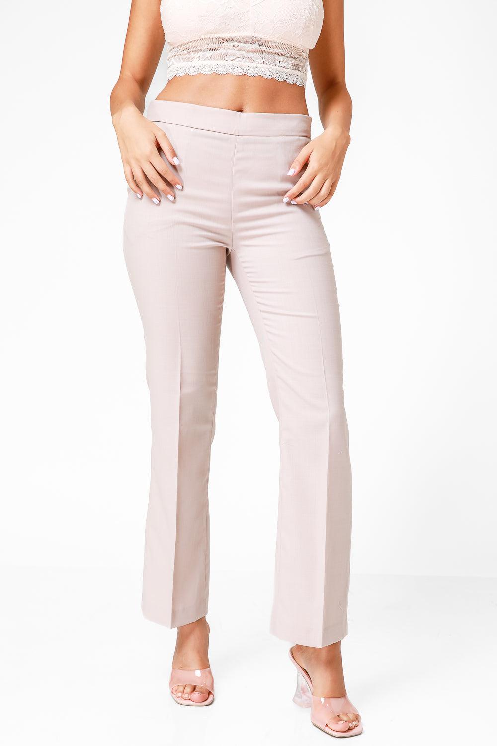 מכנסי אלגנט בצבע פודרה - MASHBIR//365