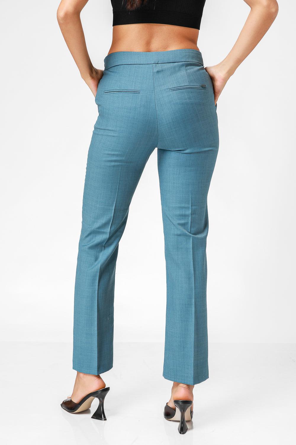 מכנסי אלגנט בצבע כחול - MASHBIR//365