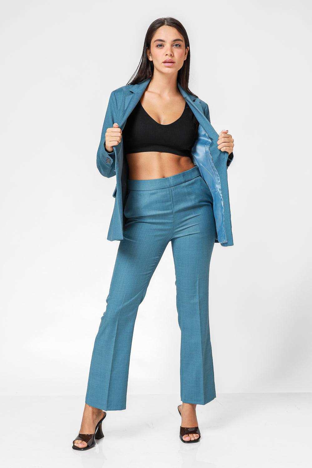 מכנסי אלגנט בצבע כחול - MASHBIR//365