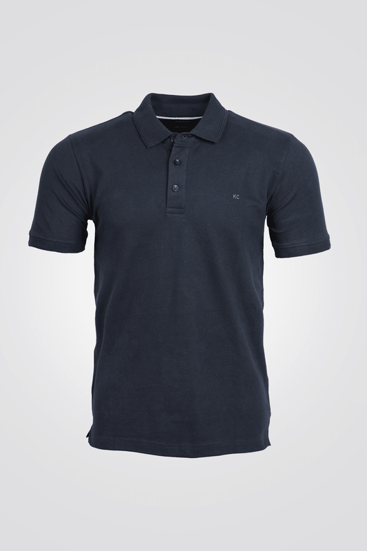 חולצת פולו קצרה בצבע כחול - MASHBIR//365