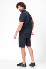 חולצת פולו קצרה בצבע כחול - MASHBIR//365