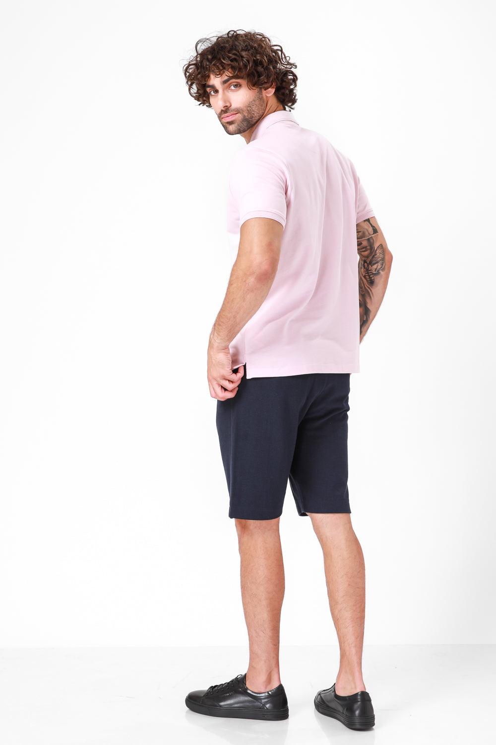 חולצת פולו קצרה ורודה - MASHBIR//365