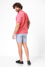 חולצת פולו קצרה בצבע קורל - MASHBIR//365