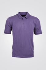 חולצת פולו קצרה סגולה - MASHBIR//365