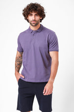 חולצת פולו קצרה סגולה - MASHBIR//365