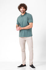 חולצת פולו קצרה בצבע ירוק - MASHBIR//365