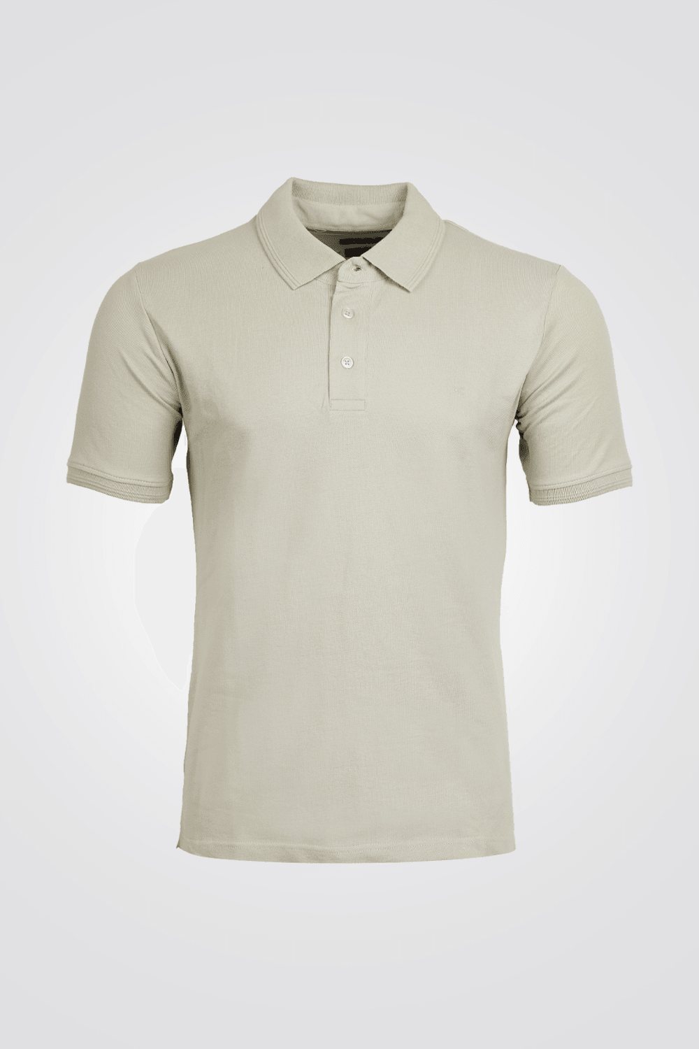 חולצת פולו קצרה בצבע בז' - MASHBIR//365