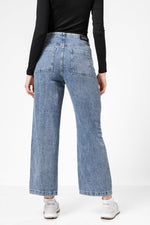 ג'ינס רחב בצבע כחול - MASHBIR//365