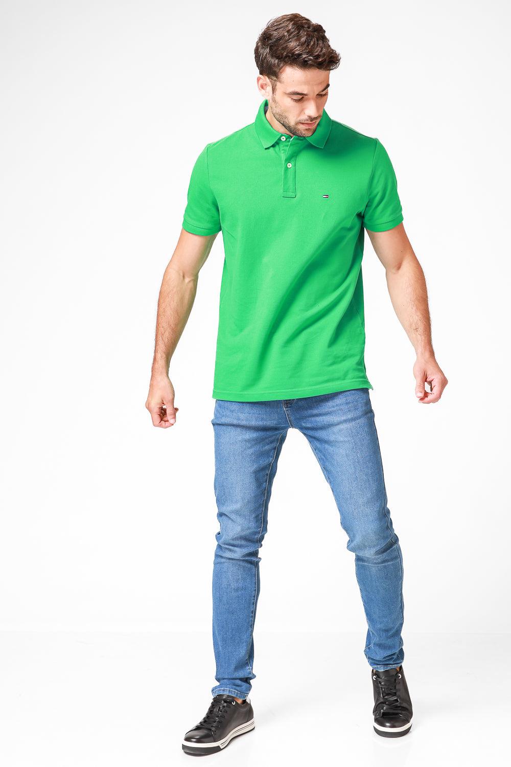 ג'ינס כותנה לייקרה בצבע כחול בהיר - MASHBIR//365