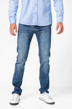 ג'ינס אינדיגו בצבע כחול - MASHBIR//365