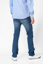 ג'ינס אינדיגו בצבע כחול - MASHBIR//365