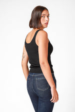 גופייה סרוגה צבע שחור - MASHBIR//365