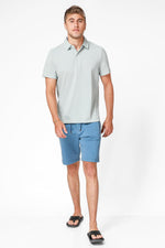 חולצת פולו קצרה בצבע אפור - MASHBIR//365