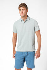 חולצת פולו קצרה בצבע אפור - MASHBIR//365