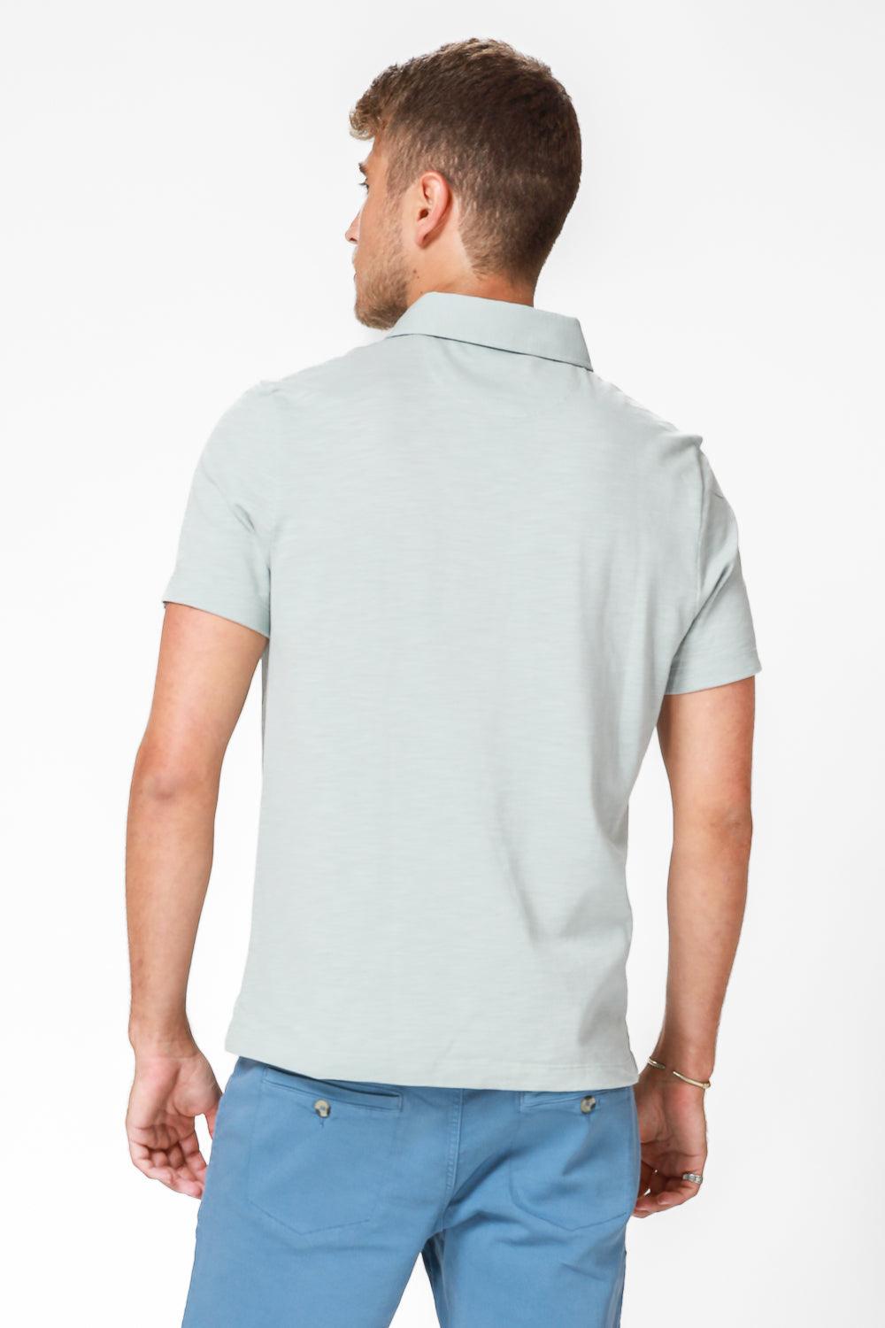 חולצת פולו קצרה בצבע אפור - MASHBIR//365