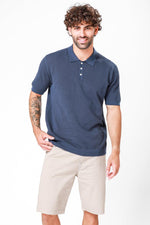 חולצת פולו קצרה כחול - MASHBIR//365