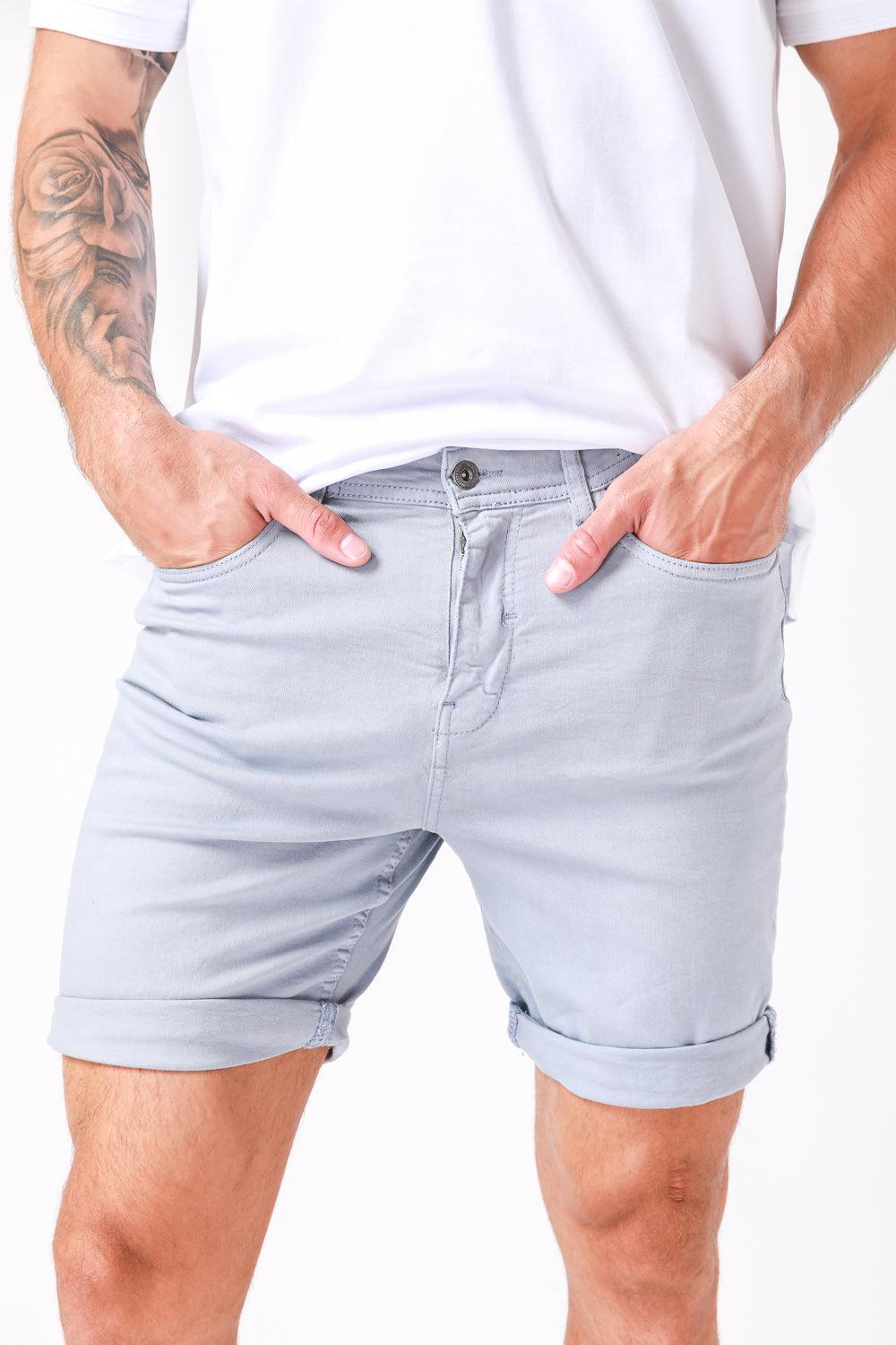 ברמודה עם כיסים בצבע תכלת - MASHBIR//365