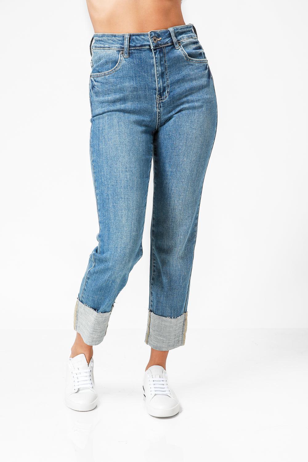 ג'ינס DARK WASH צבע כחול בהיר - MASHBIR//365