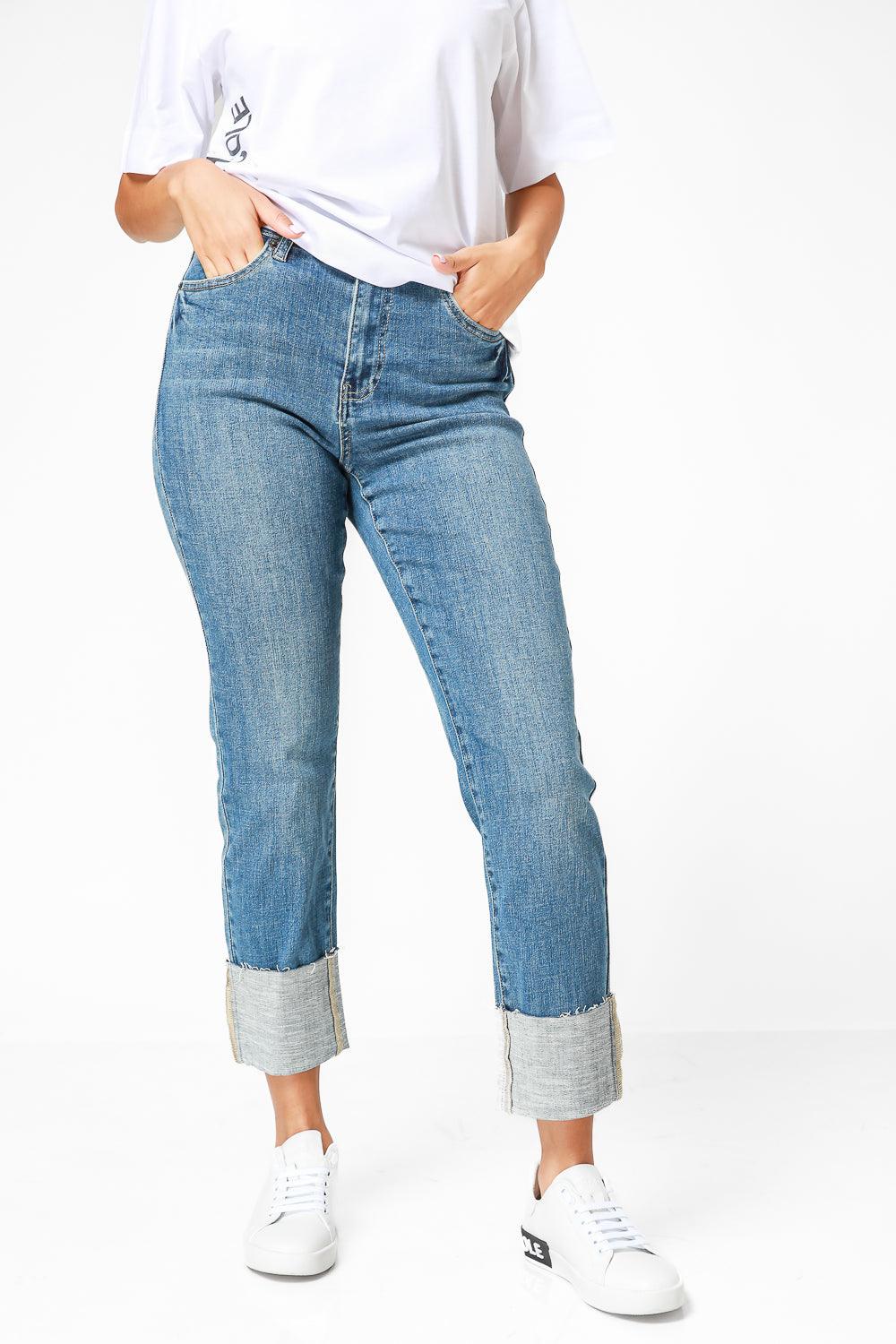 ג'ינס DARK WASH צבע כחול בהיר - MASHBIR//365