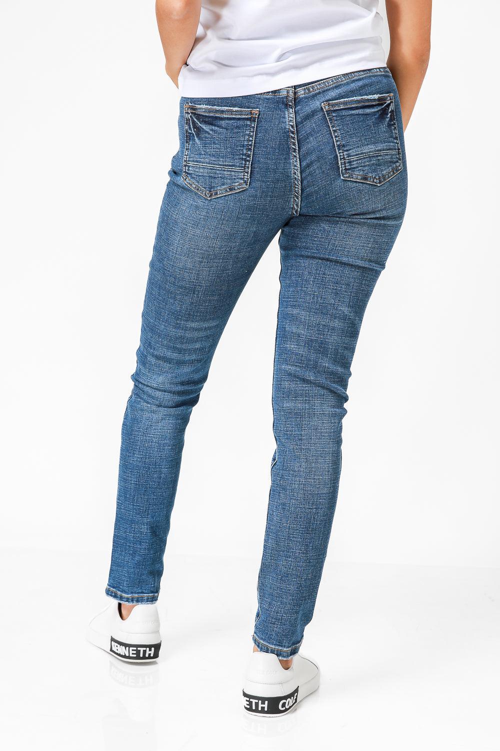 ג'ינס סקיני MID WASH כחול - MASHBIR//365