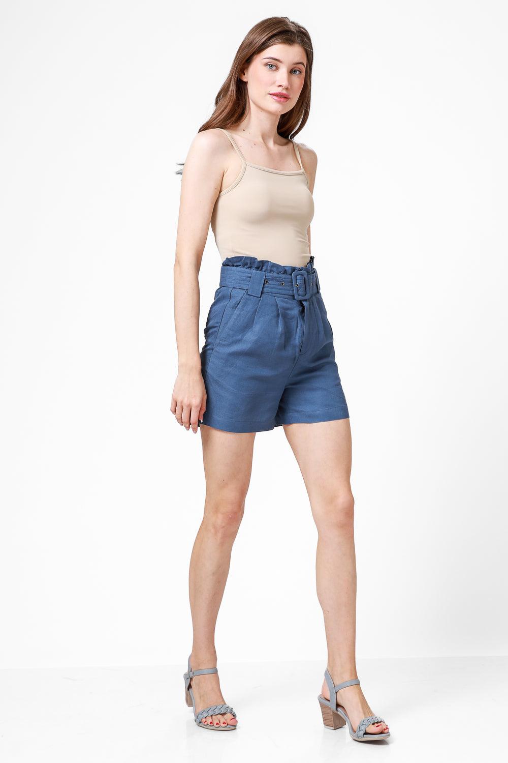 גופיית ספגטי חלקה בצבע בז' - MASHBIR//365