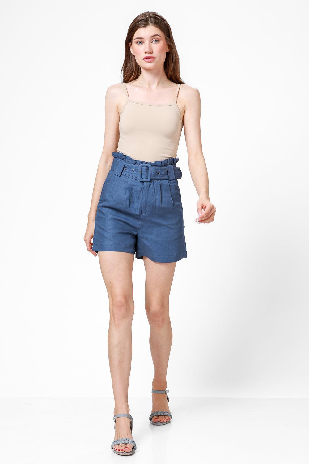 גופיית ספגטי חלקה בצבע בז' - MASHBIR//365