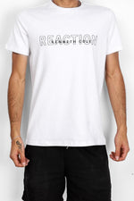 טישירט קצרה PRINTED בצבע לבן - MASHBIR//365