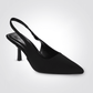 נעל עקב FABRIC SANDAL בצבע שחור - MASHBIR//365 - 5