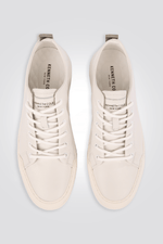 סניקרס LEATHER בצבע לבן - MASHBIR//365